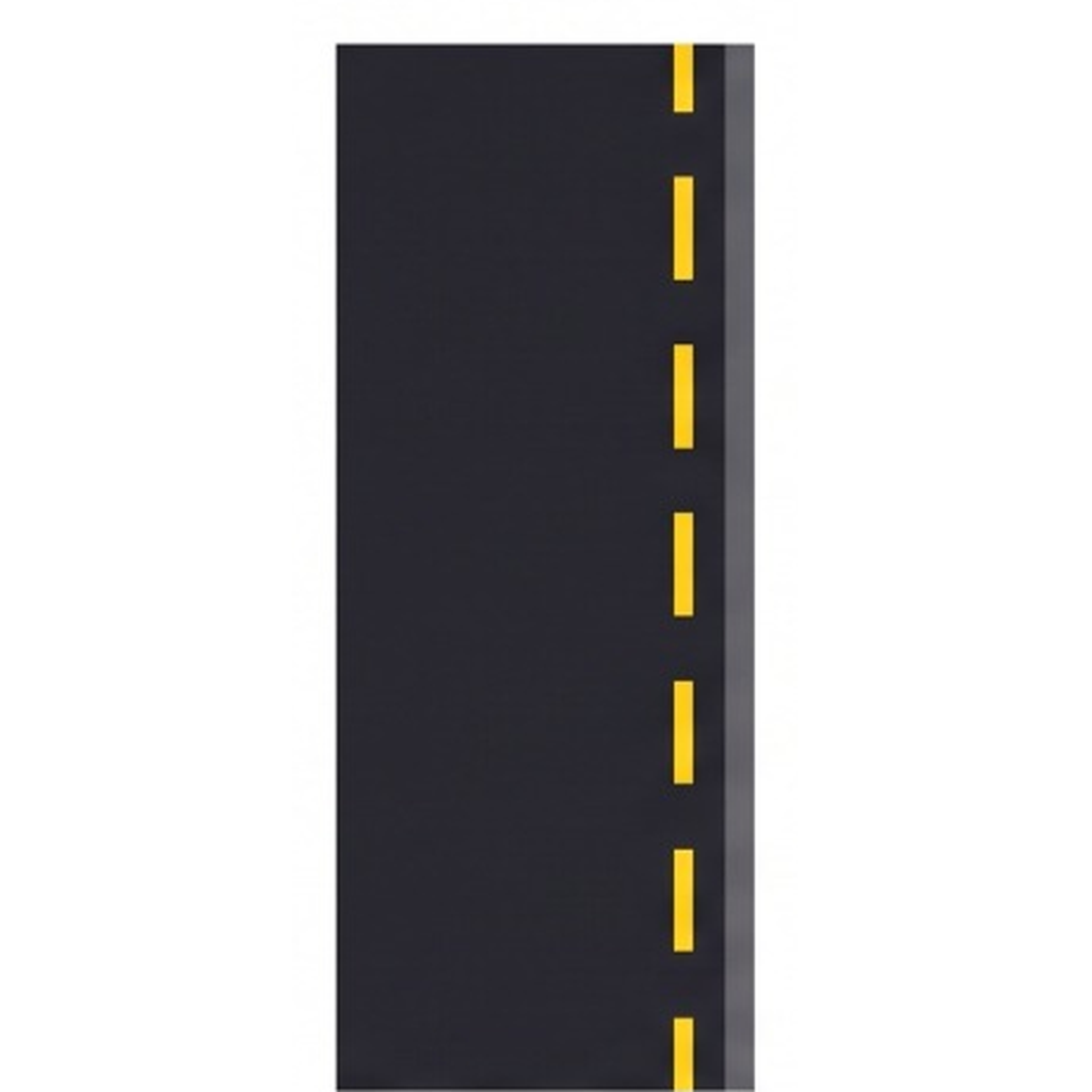 Proibição de estacionar — linha no limite