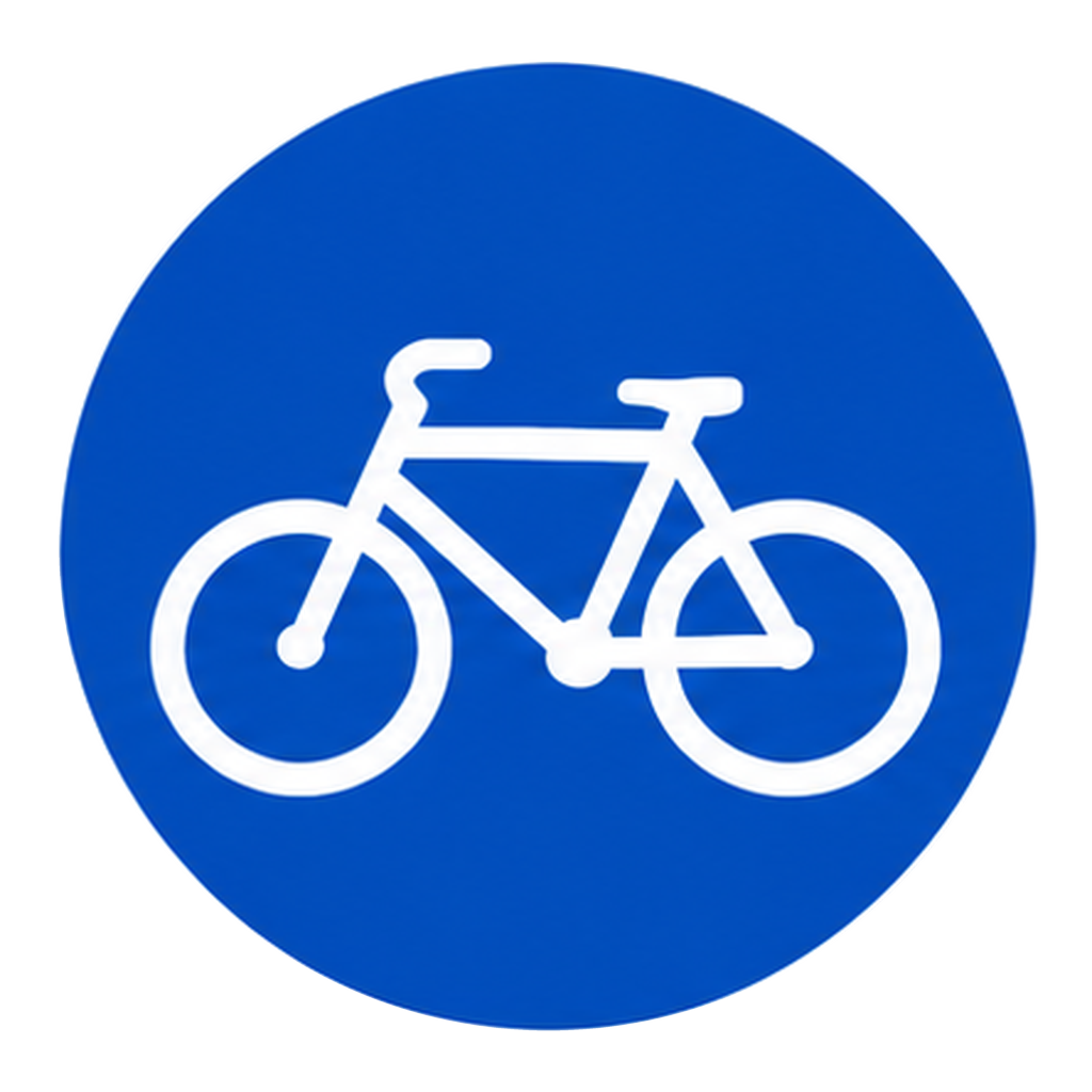 Pista obrigatória para velocípedes