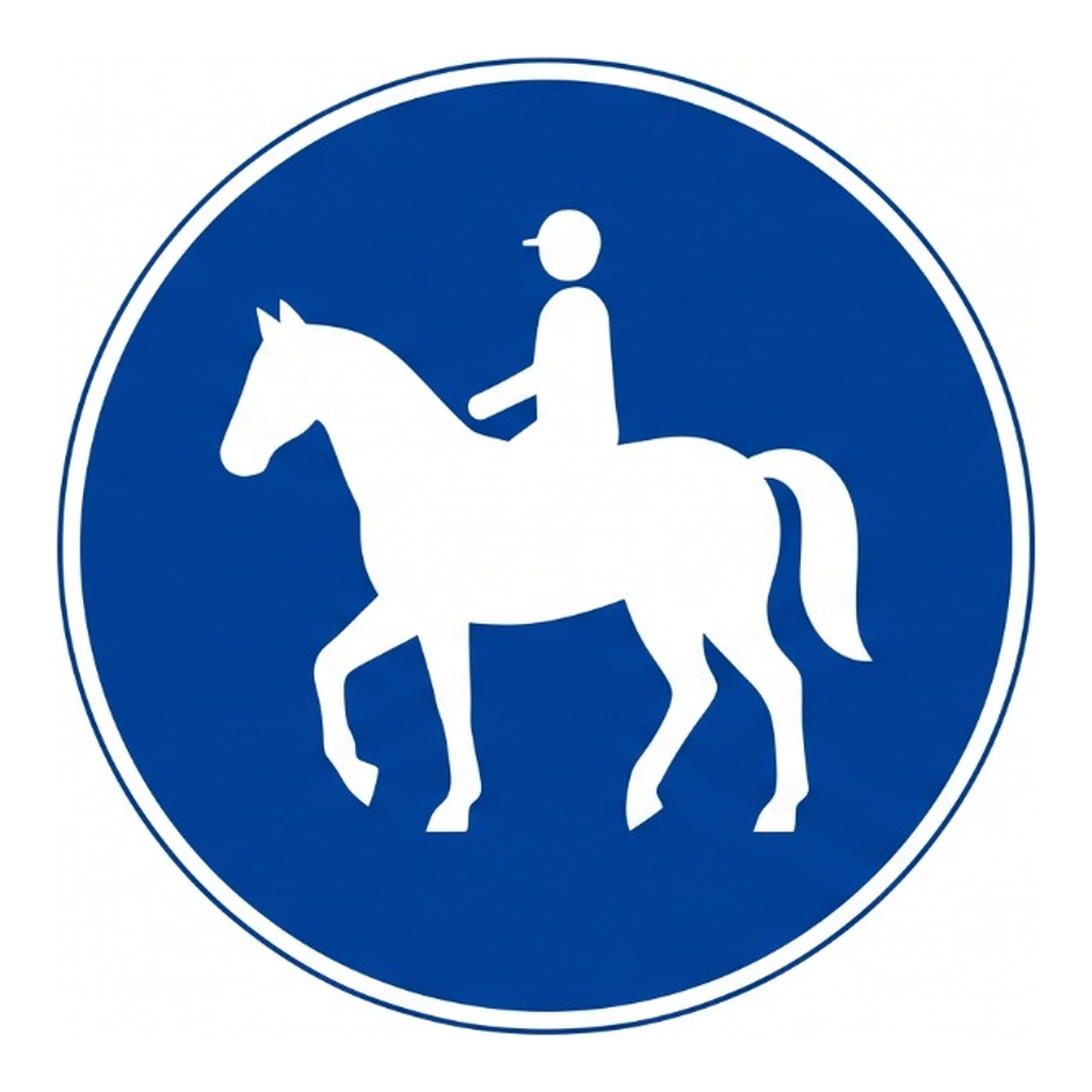 Pista obrigatória para cavaleiros