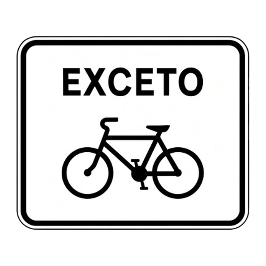 Modelo 10e — Indicador de aplicação — exceto velocípedes