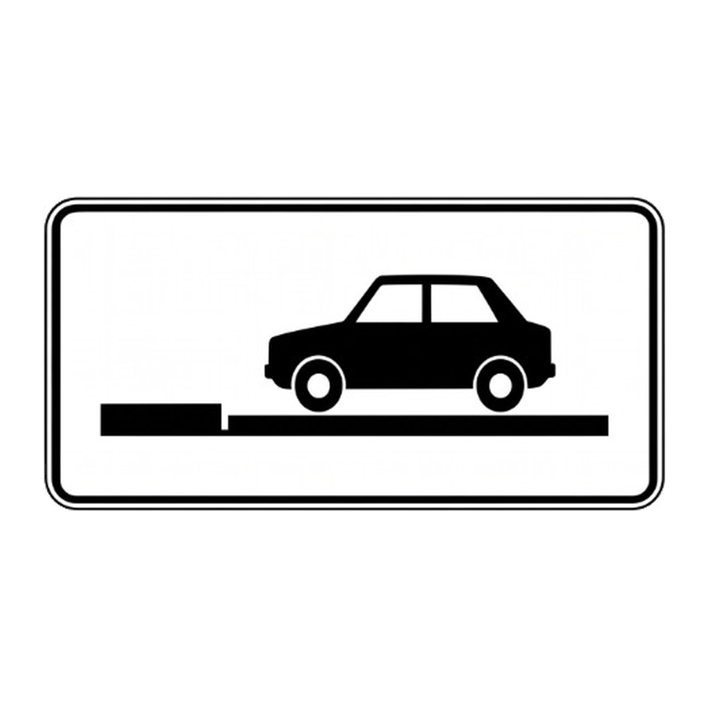 Modelo 12f — Posição autorizada para estacionamento — variante 12f