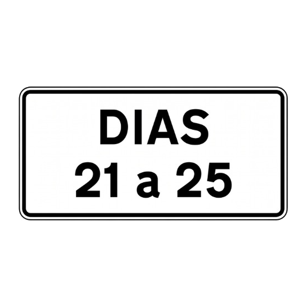 Modelo 7a — Indicador de periodicidade — dias do mês
