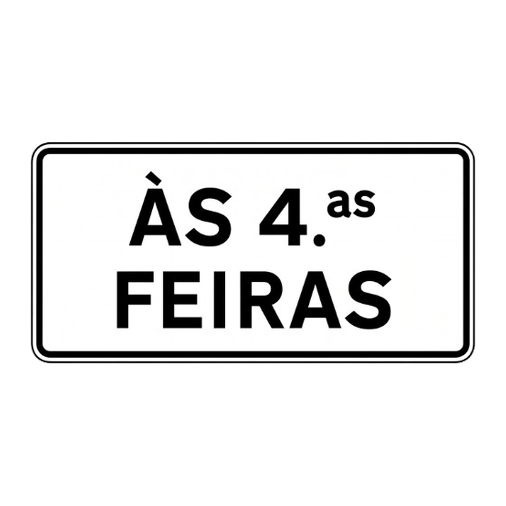 Modelo 7b — Indicador de periodicidade — dias da semana