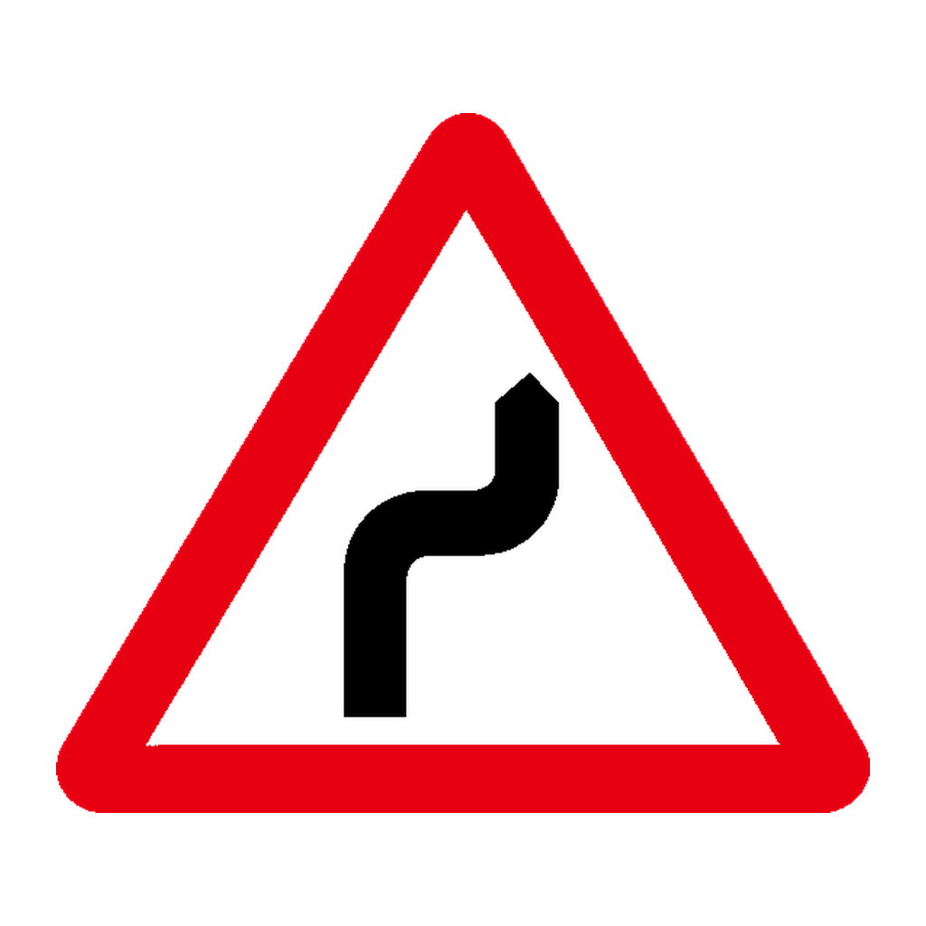 Curva à direita e contracurva
