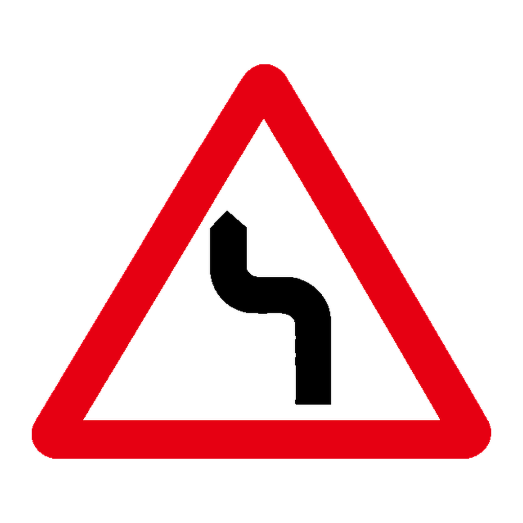 Curva à esquerda e contracurva