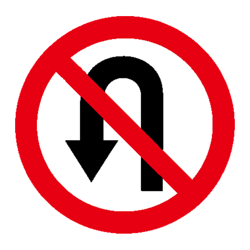 Proibição de inversão do sentido de marcha