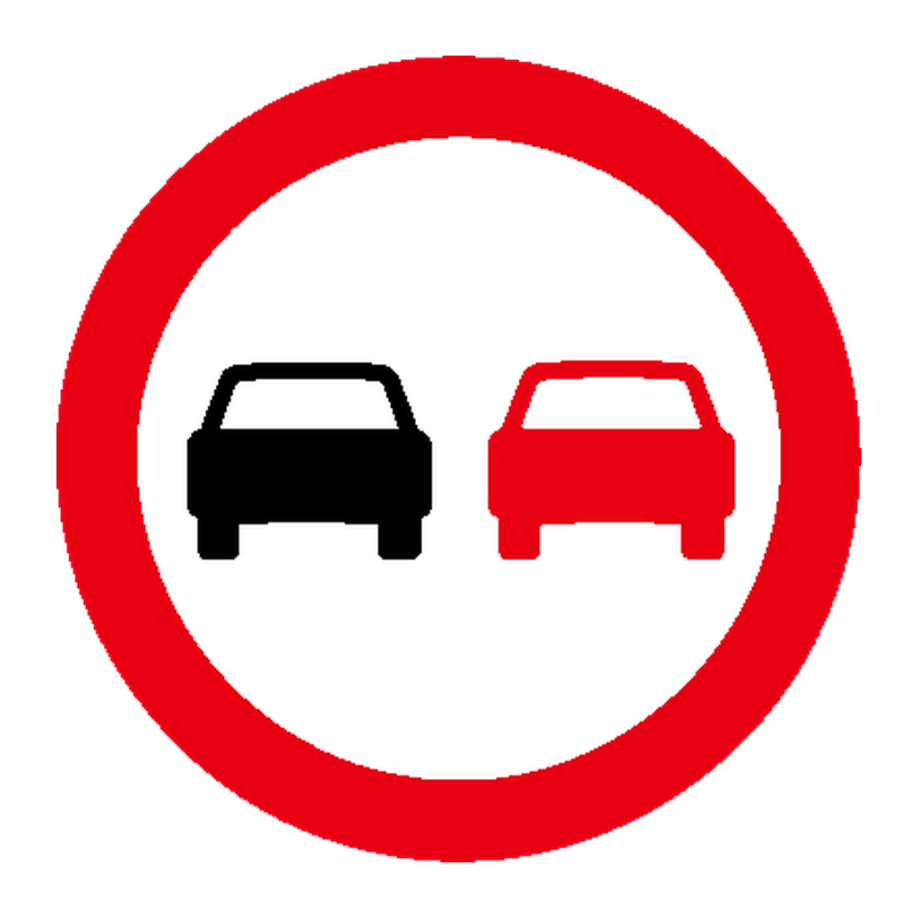 Proibição de ultrapassar