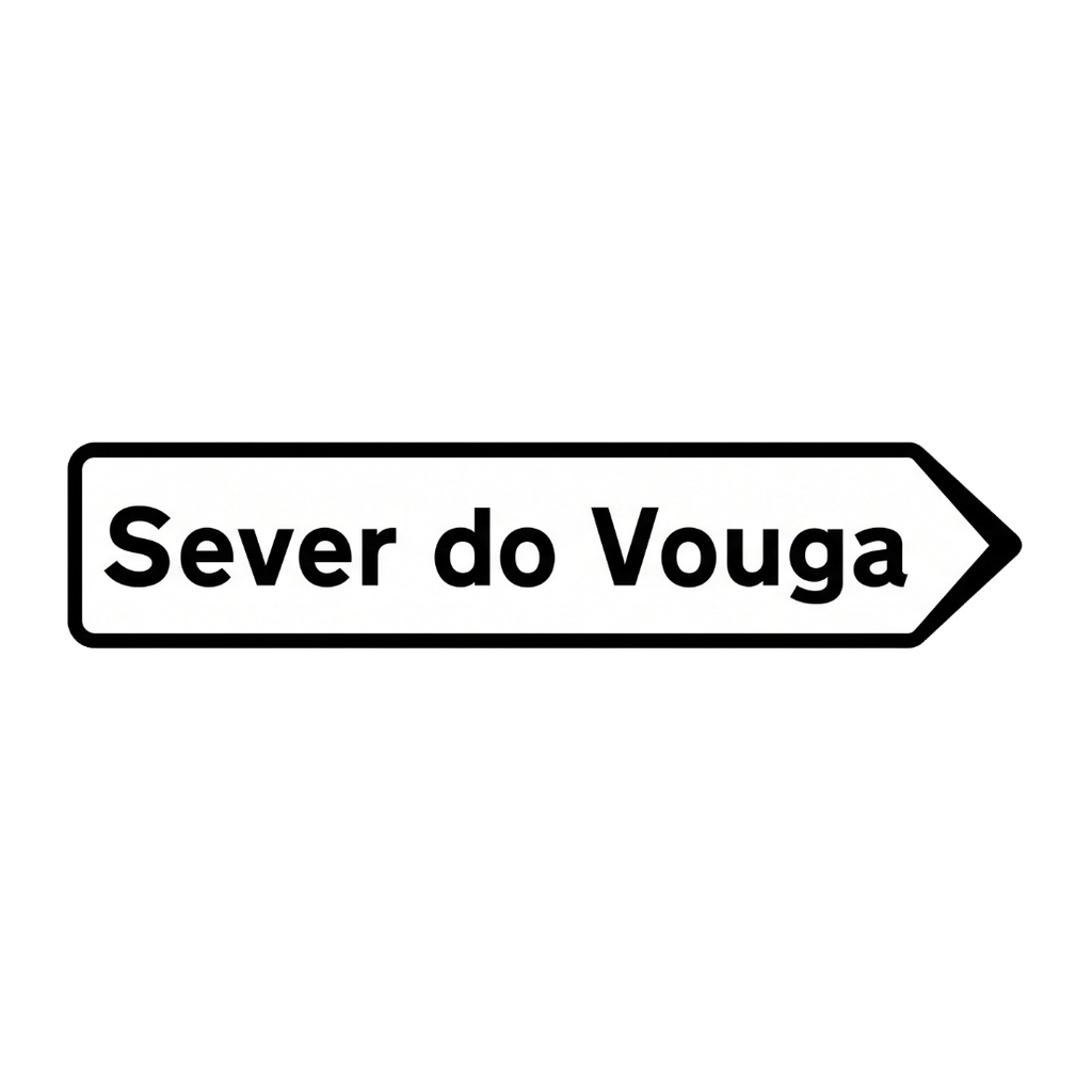 Direção da via de saída