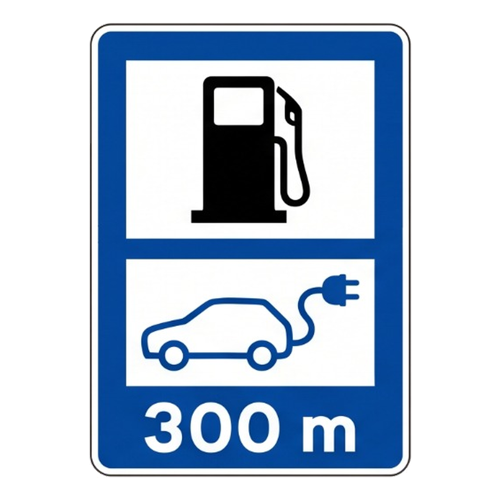 Posto de abastecimento com carregamento elétrico