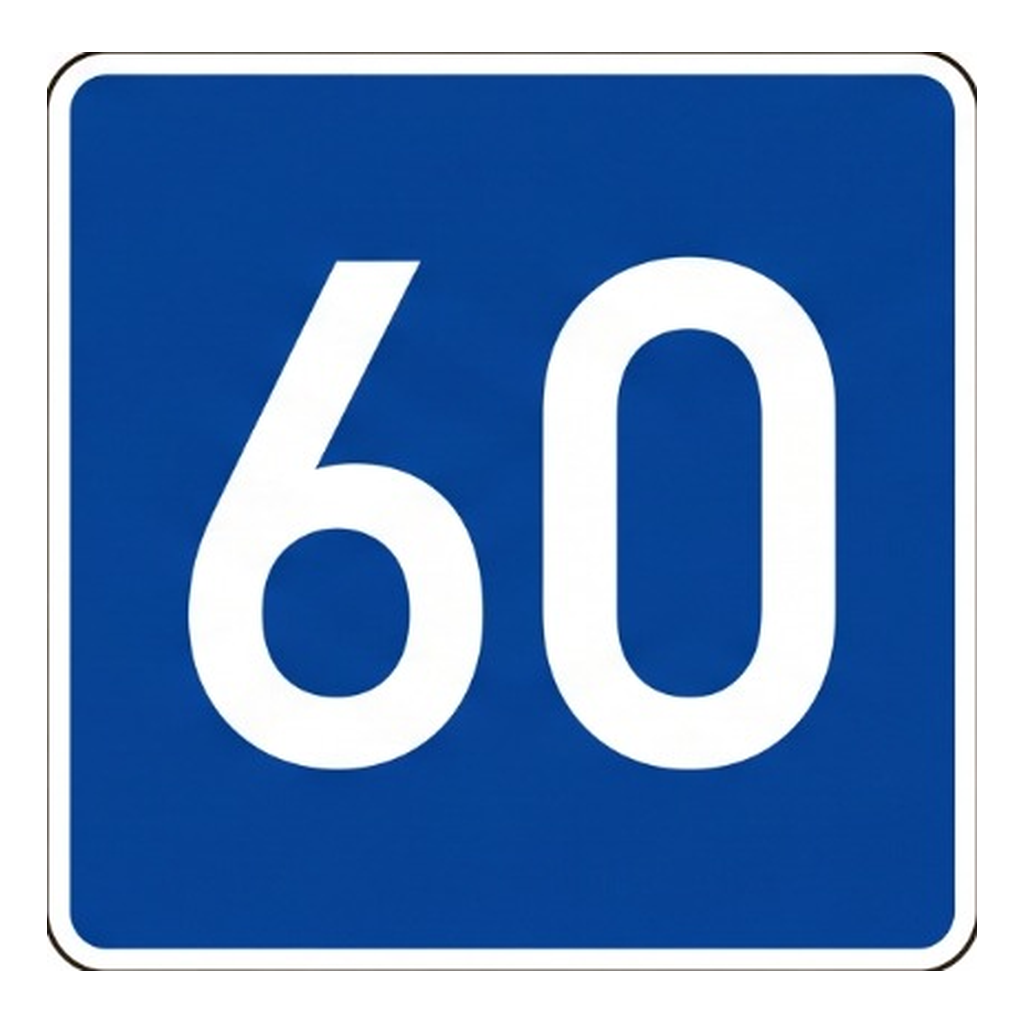 Velocidade recomendada