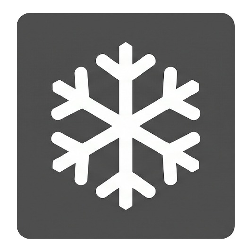 Aviso de neve ou gelo