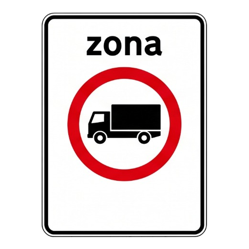Zona de trânsito proibido